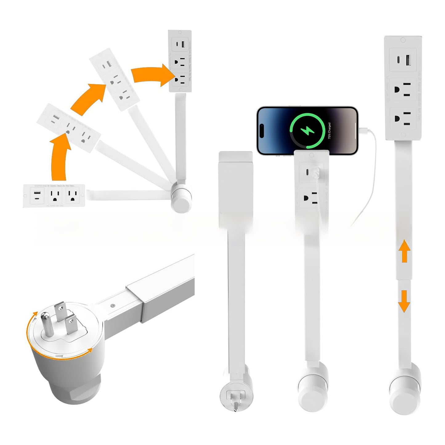 Expandable extension socket